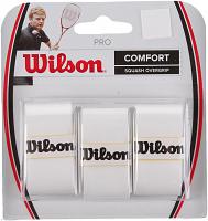 Wilson Pro Squash Overgrip 3-Pack White